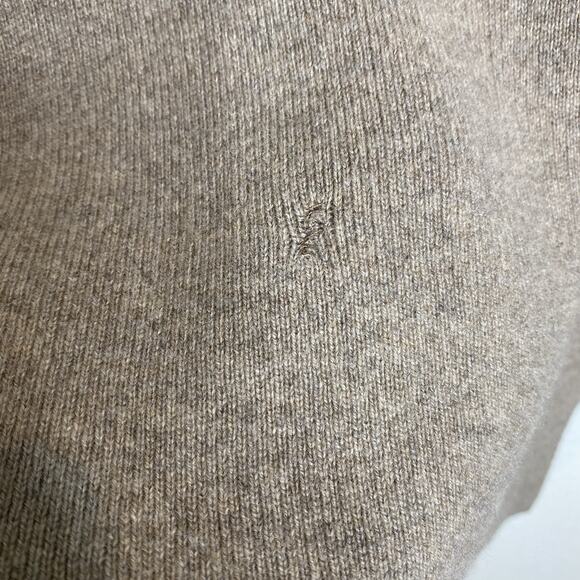 Nap Loungewear Women's Size M Wool Slant Sweater Tan - Picture 5 of 6